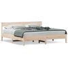 vidaXL Sengeramme uten madrass 180x200 cm heltre furu