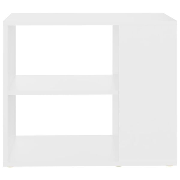 vidaXL Sideskap hvit 60x30x50 cm konstruert tre