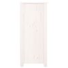 vidaXL Skjenk hvit 70x35x80 cm heltre furu