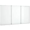 vidaXL Magnetisk tavle sammenleggbar 120x80x1,7 cm aluminium