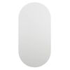 vidaXL Speil med LED-lys 40x20 cm glass oval