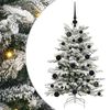 vidaXL Kunstig sammensatt juletre Hvit 120 cm PE og PVC