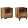 vidaXL Nattbordskap 2 stk. Gammelt tre 40 x 35 x 50 cm Konstruert tre