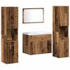 vidaXL Lagre sett Veggmontert 4 pcs Konstruert tre