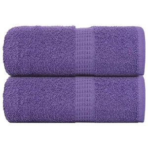 vidaXL Vaskeh&aring;ndkl&aelig;r FROGN 2 stk lilla 30x30 cm 360 gsm
