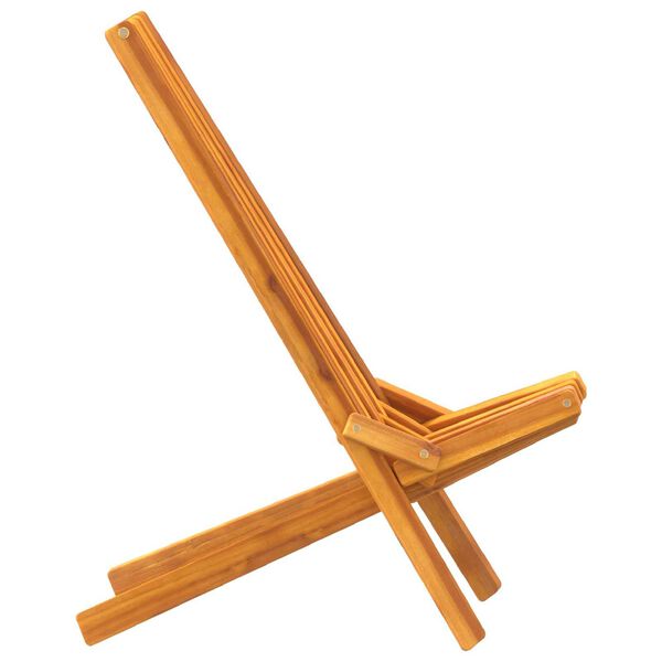 vidaXL Foldbare Hage Stoler 2 pcs Brun 56 x 69 x 84 m heltre akasie