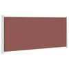 vidaXL Uttrekkbar sidemarkise 220x514 cm brun
