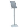 vidaXL Pedestal plakatstativ s&oslash;lv 32 x 27 x 119 cm Gjutjern