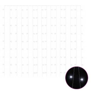 vidaXL Eventyrlysgardin 3x3 m 300 LED kaldhvitt 8 funksjoner