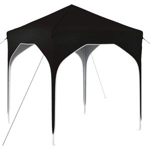 vidaXL Pop-up Festtelt 194 x 194 x 245 cm Svart