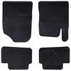 vidaXL Bilmatte 4 pcs Svart passer for Hyundai i30 2017 Gummi
