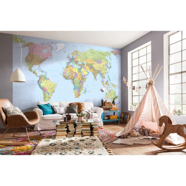 Komar Veggmaleri World Map XXL 368x248 cm XXL4-038