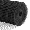 vidaXL Gjerdep&aring;le Gr&aring; 10 x 0,6 m (16 x 16 mm netting) St&aring;l og PVC