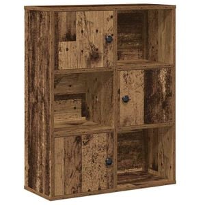 vidaXL Bokhylle gammelt tre 60x24x76,5 cm konstruert tre