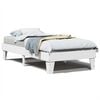 vidaXL Sengeramme uten madrass hvit 90x190 cm heltre furu
