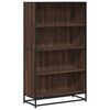 vidaXL Bokhylle brun eik 80,5x35x139 cm konstruert tre