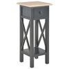 vidaXL Sidebord svart 27x27x65,5 cm tre