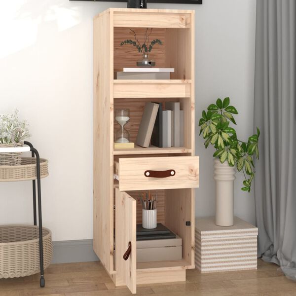 vidaXL Highboard 34x40x108,5 cm heltre furu