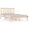 vidaXL Sengeramme heltre furu 180x200 cm Super King