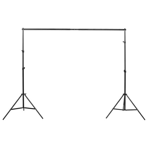 vidaXL Fotostudiosett med bakgrunner og reflektor