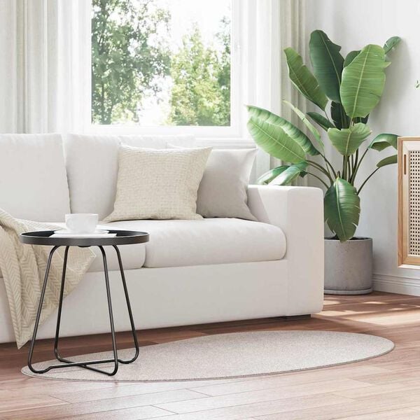 vidaXL Omr&aring;detepper HUARTE sand 80 x 150 cm Polyester