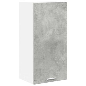 vidaXL Hengende skap Betonggr&aring; og hvit 40 x 31 x 80 cm Konstruert tre