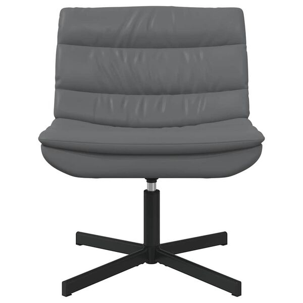 vidaXL Drejestol Grå 63 x 75 x 76 cm PU