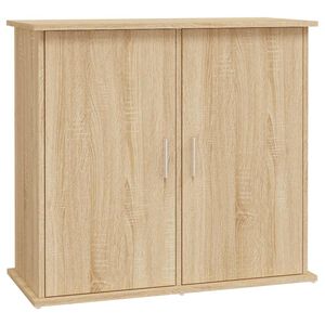 vidaXL Akvariestativ Sonoma eik 81x36x73 cm konstruert tre