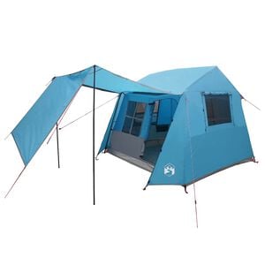 vidaXL Tunneltelt 275 x 240 x 200 cm Bl&aring; 185T Polyester med PU Belegg