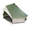 vidaXL Familie Tipi Telt med tak Grønn og beige 400 x 346 x 250 cm