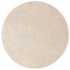 vidaXL Anti-sklisikker Shaggy Teppe Krem 120 x 120 cm PP