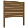 vidaXL Sengegavl honningbrun 106x4x100 cm heltre furu