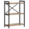 vidaXL Bokhylle 60 x 30 x 85 cm Konstruert tre Artisan Eik