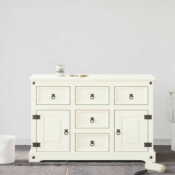 vidaXL Møbelmaling Hvit 10 x 10 x 12,2 cm Veggdart