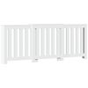vidaXL Radiatordeksel hvit 205x21,5x83,5 cm konstruert tre