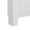 vidaXL Radiatordeksel hvit 152x19x81,5 cm MDF