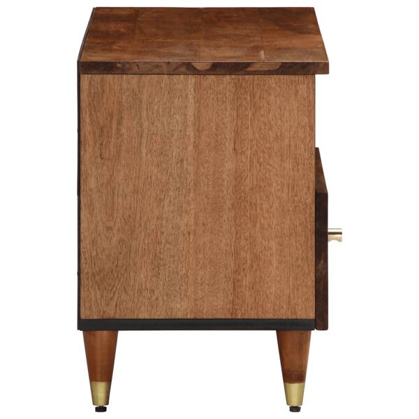 vidaXL TV-benk 80x33x46 cm heltre mango