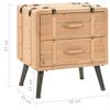 vidaXL Nattbord heltre gran 50x35x57 cm