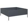 vidaXL H&oslash;ybed antrasitt 100x100x25 cm st&aring;l
