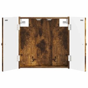 vidaXL Dartbrettskap BREDA R&oslash;kt Eik 52,5 x 10,5 x 53,5 cm