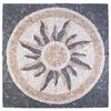 vidaXL Mosaikkfliser solm&oslash;nster Flerfarget 120 x 120 cm Marmor