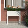 vidaXL Plantekasse hvit 78x40x81 cm heltre furu