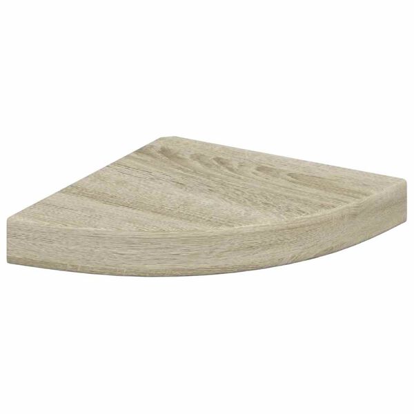vidaXL Flytende vegghylle eik 25x25x3,8 cm MDF