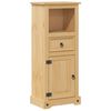 vidaXL Baderomsskap Corona 45x33x110 cm heltre furu