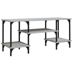 vidaXL TV-benk gr&aring; sonoma 102x35x45,5 cm konstruert tre