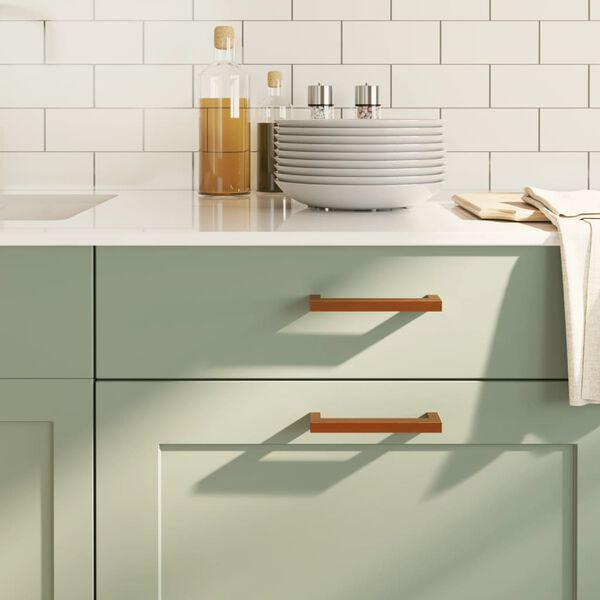 vidaXL Skaph&aring;ndtak 20 stk bronse 128 mm rustfritt st&aring;l