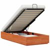 vidaXL Ottoman Seng Ramme med Oppbevaring Voksbrun 75 x 190 cm