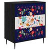 vidaXL Kommode MAINZ Blomsterprint 66 x 36,5 x 76 cm Konstruert tre