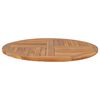 vidaXL Bordplate heltre teak 2,5 cm 90 cm