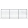 vidaXL Gabionkurv med deksel 300x50x100 cm galvanisert jern